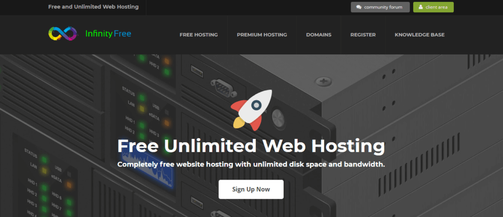 infinityfree web hosting