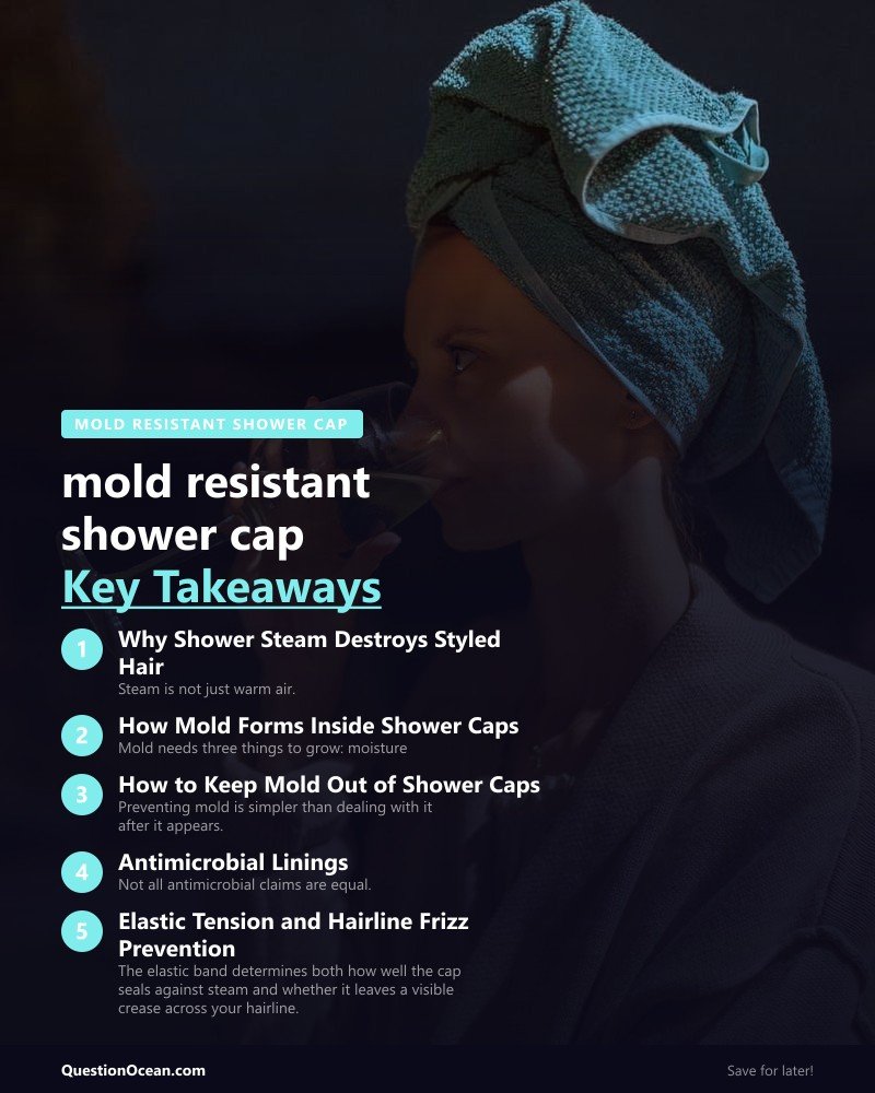 Key takeaways about mold resistant shower cap