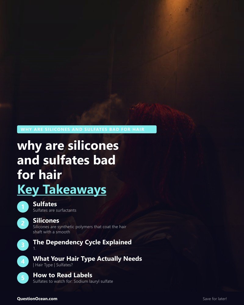 Key takeaways about why are silicones and sulfates bad for hair