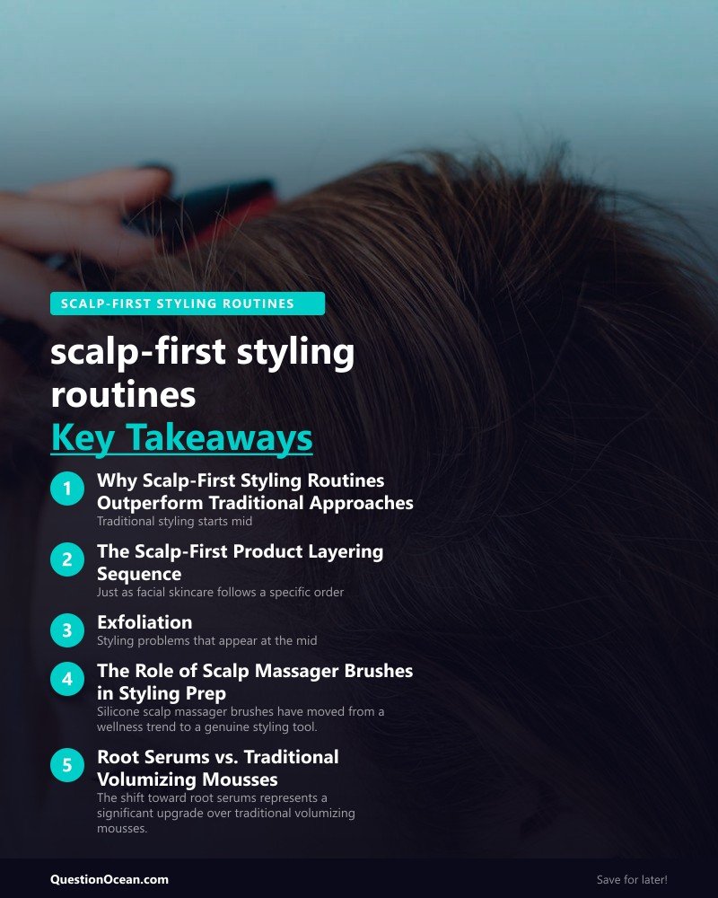 Key takeaways about scalp-first styling routines