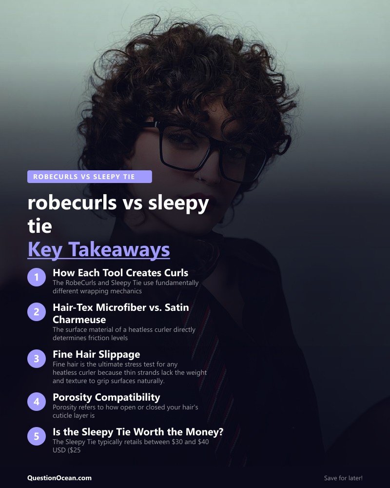Key takeaways about robecurls vs sleepy tie