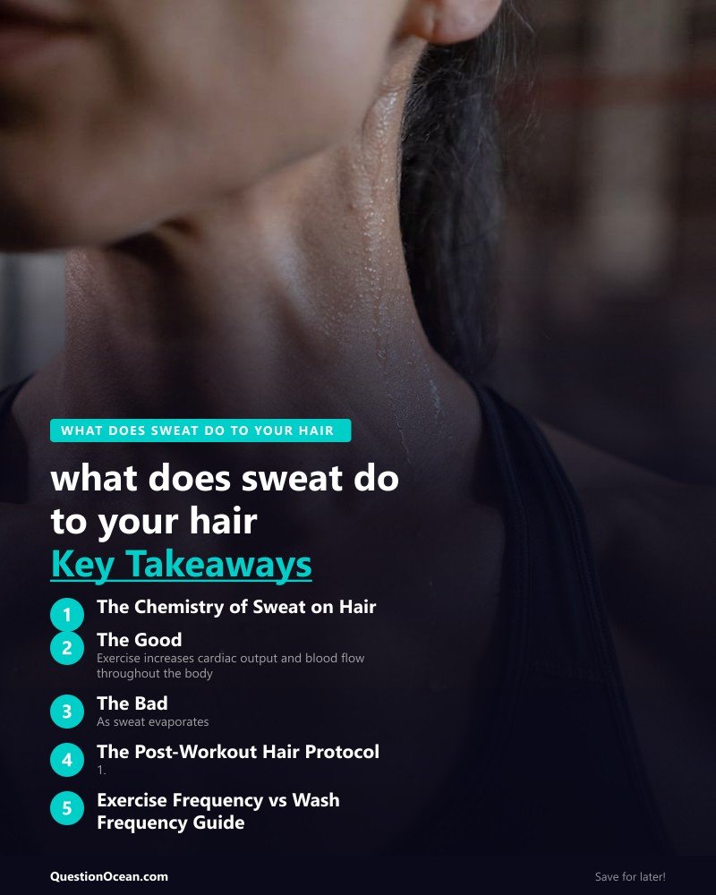 Key takeaways about what does sweat do to your hair
