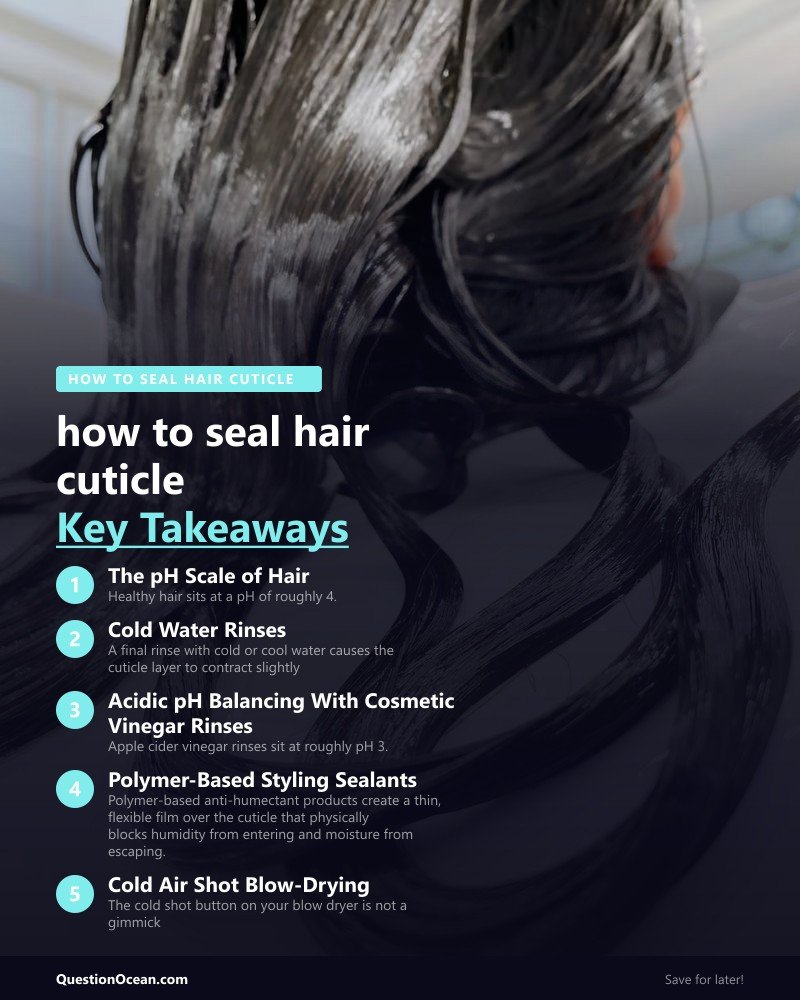 Key takeaways about how to seal hair cuticle