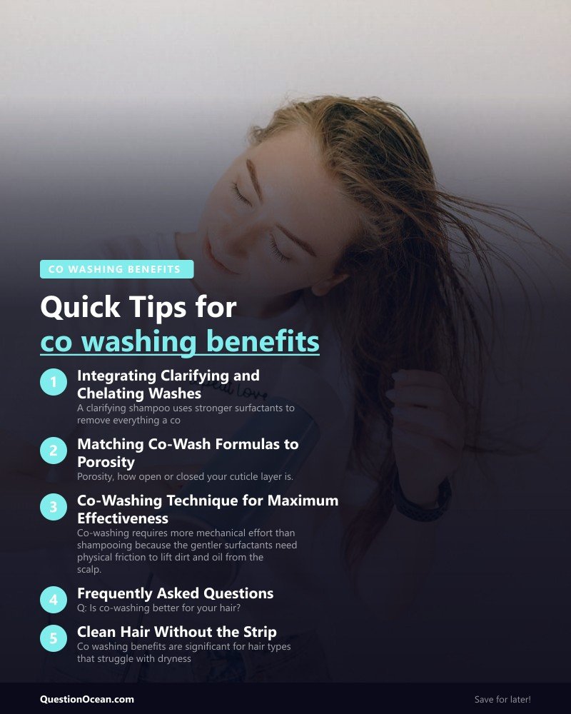Key takeaways about co washing benefits