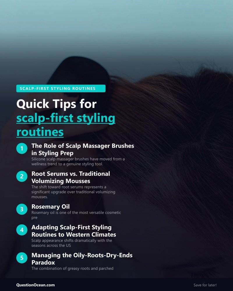 Key takeaways about scalp-first styling routines