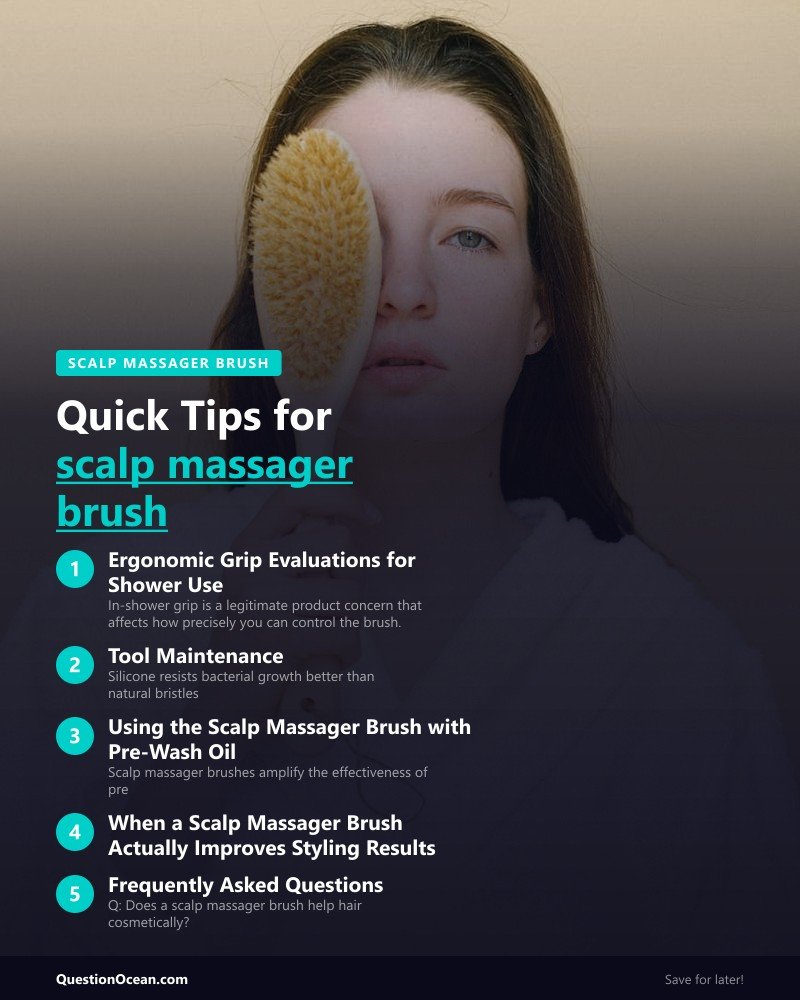 Key takeaways about scalp massager brush