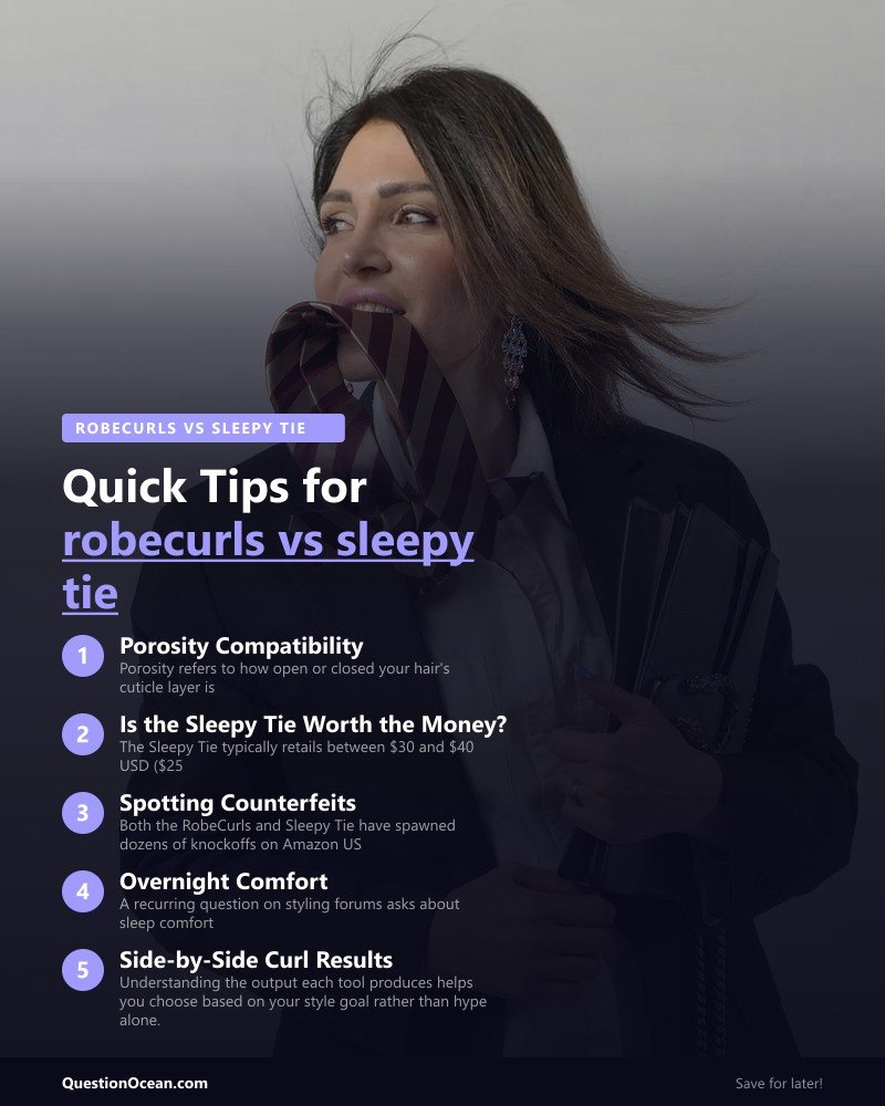 Key takeaways about robecurls vs sleepy tie