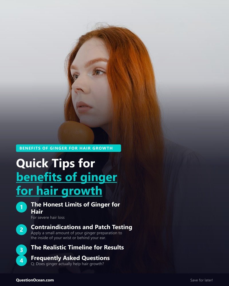 Key takeaways about benefits of ginger for hair growth