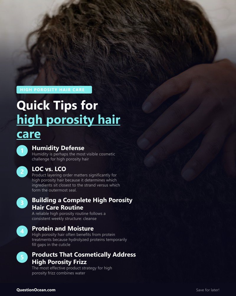Key takeaways about high porosity hair care