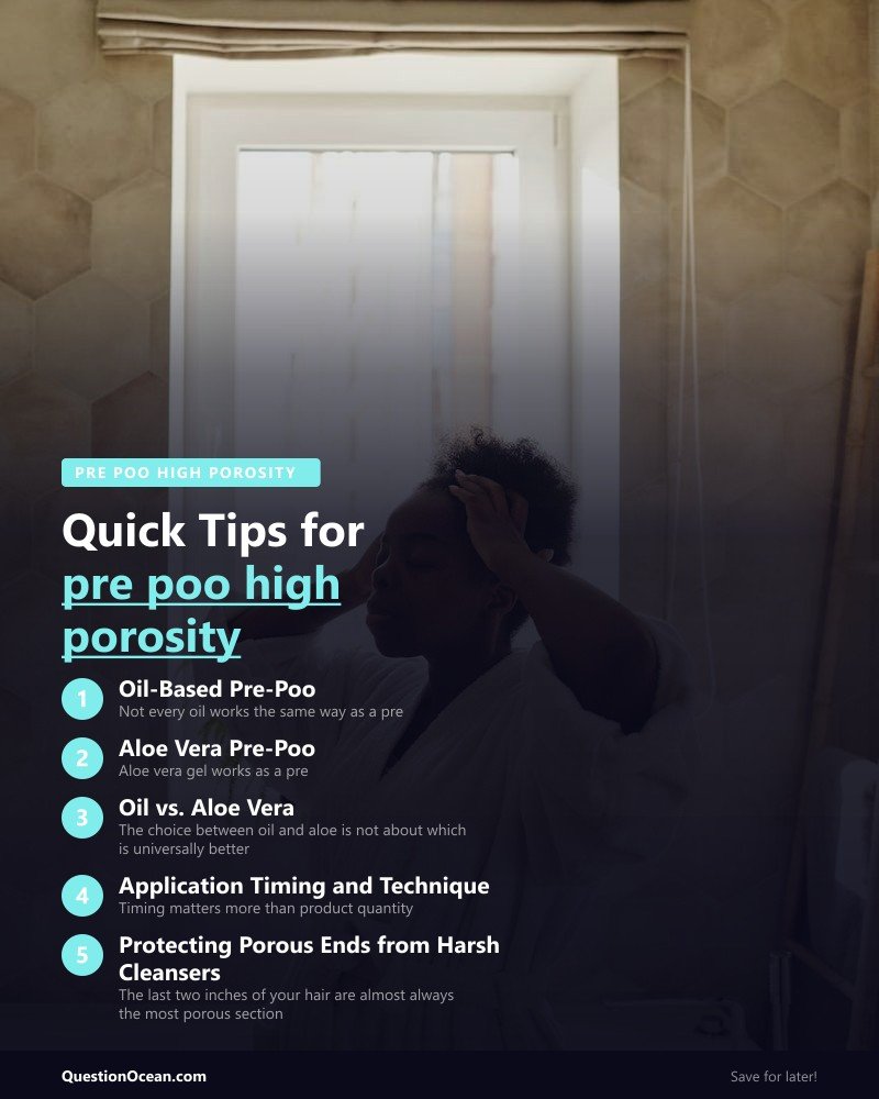 Key takeaways about pre poo high porosity