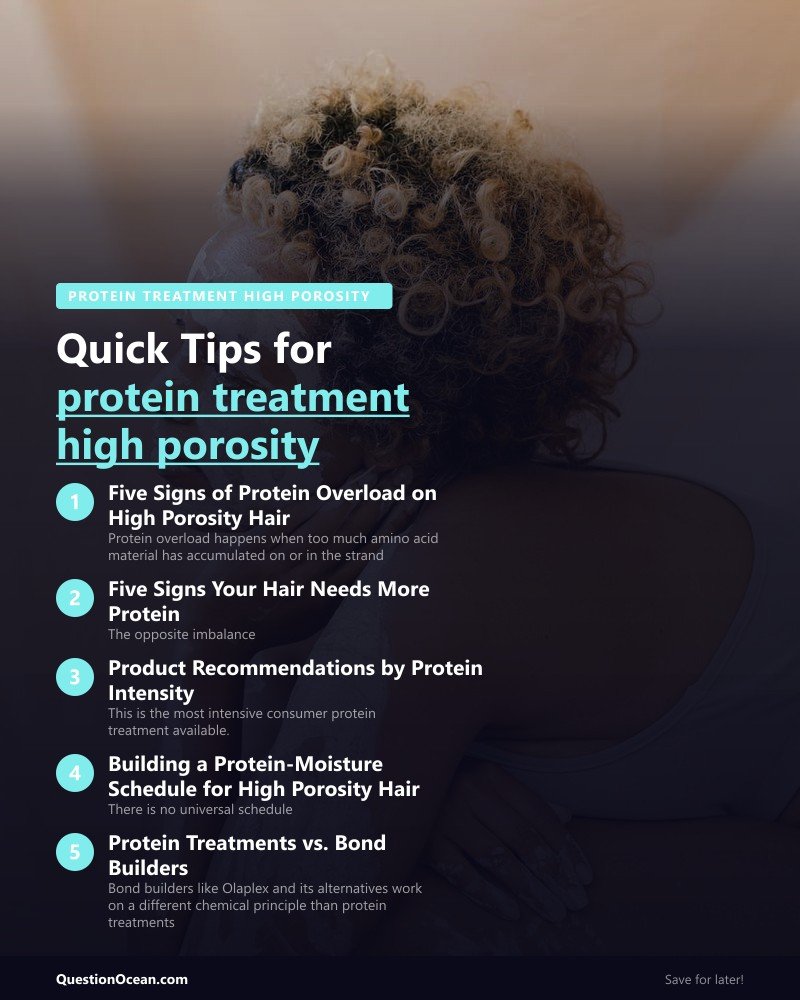 Key takeaways about protein treatment high porosity