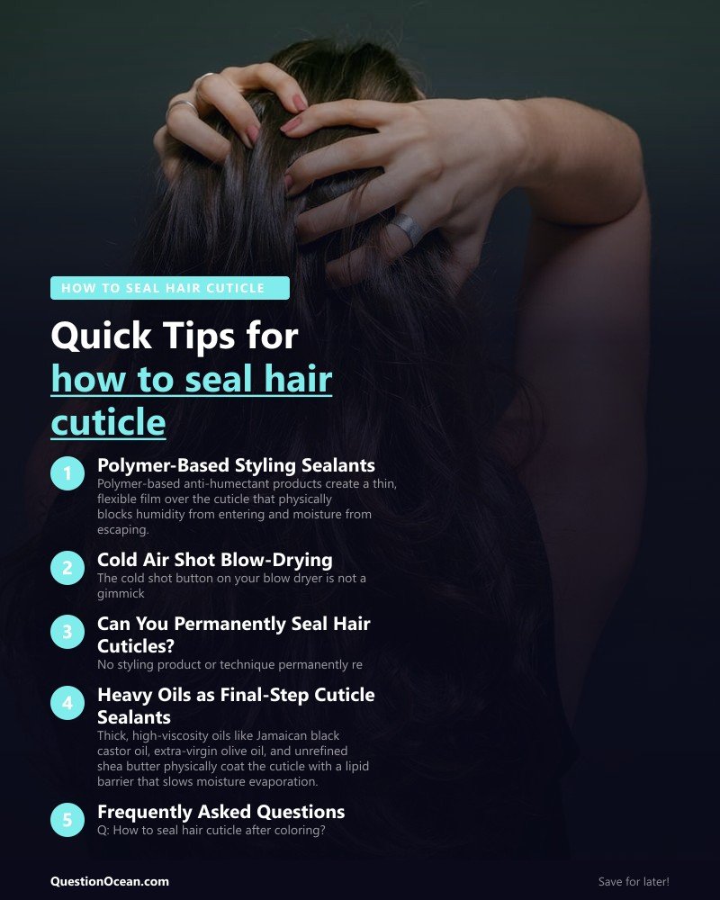 Key takeaways about how to seal hair cuticle