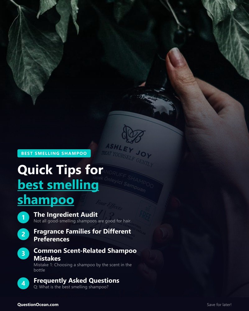 Key takeaways about best smelling shampoo