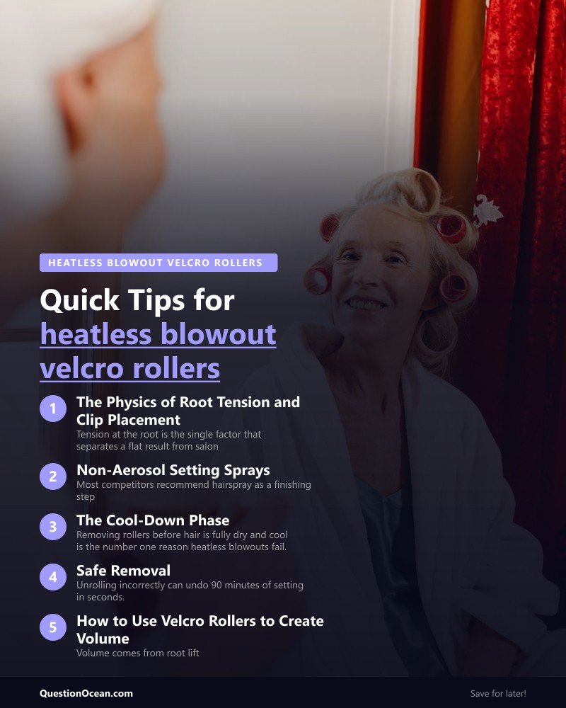 Key takeaways about heatless blowout velcro rollers
