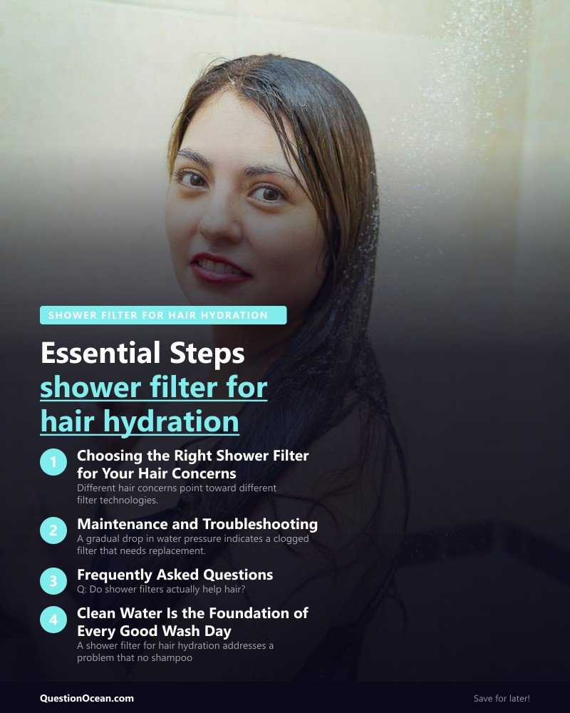 Key takeaways about shower filter for hair hydration