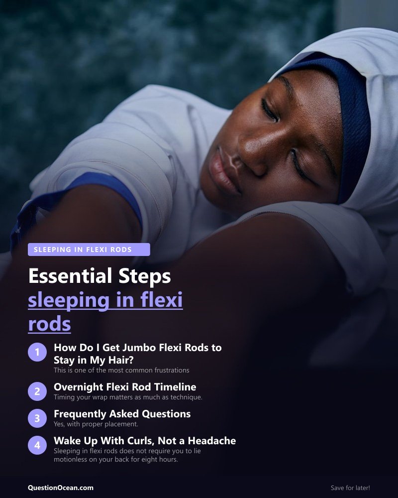 Key takeaways about sleeping in flexi rods