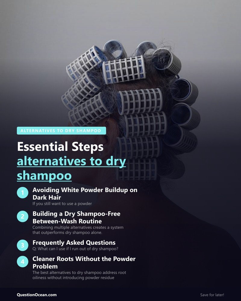 Key takeaways about alternatives to dry shampoo