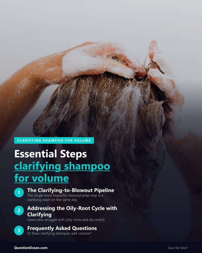 Key takeaways about clarifying shampoo for volume