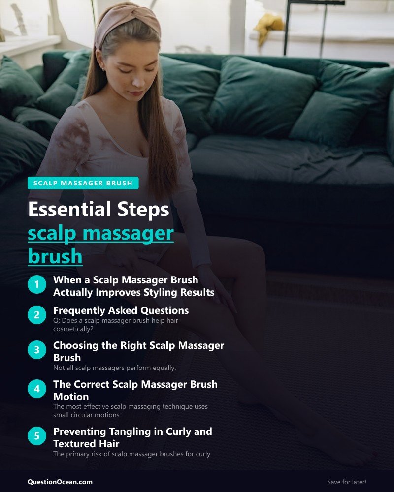 Key takeaways about scalp massager brush