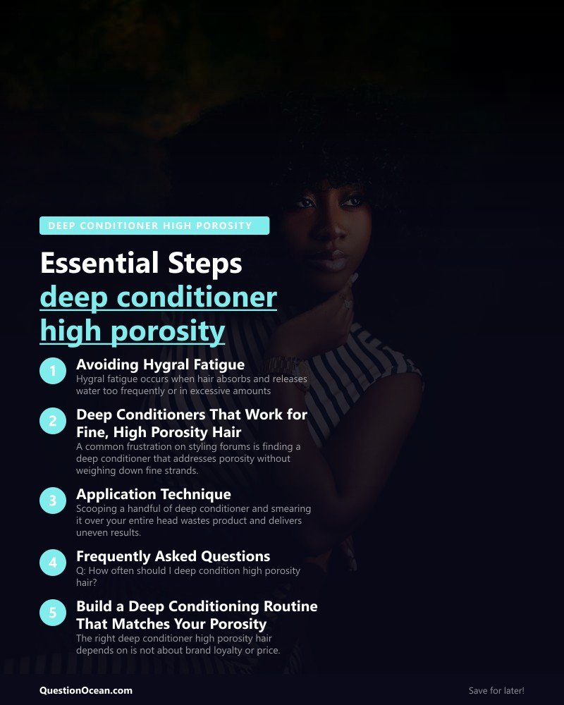 Key takeaways about deep conditioner high porosity