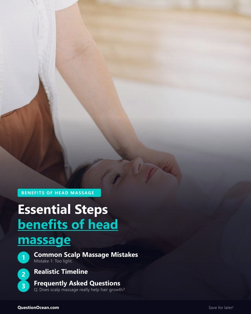 Key takeaways about benefits of head massage