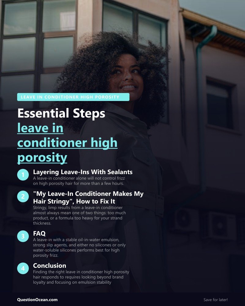 Key takeaways about leave in conditioner high porosity