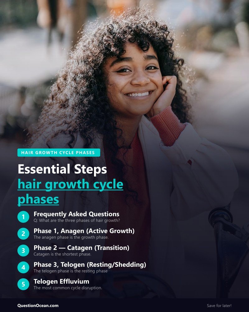 Key takeaways about hair growth cycle phases