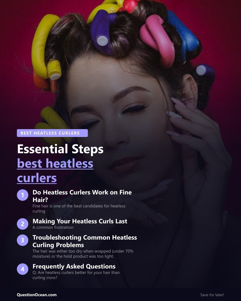 Key takeaways about best heatless curlers 2026