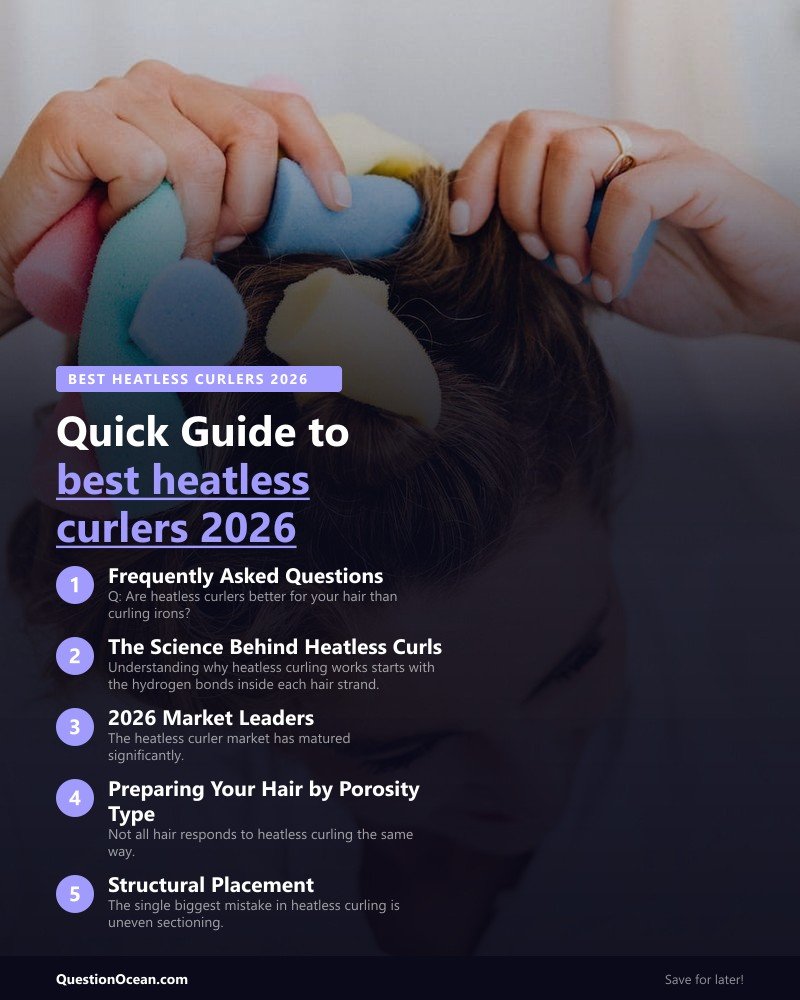 Key takeaways about best heatless curlers 2026