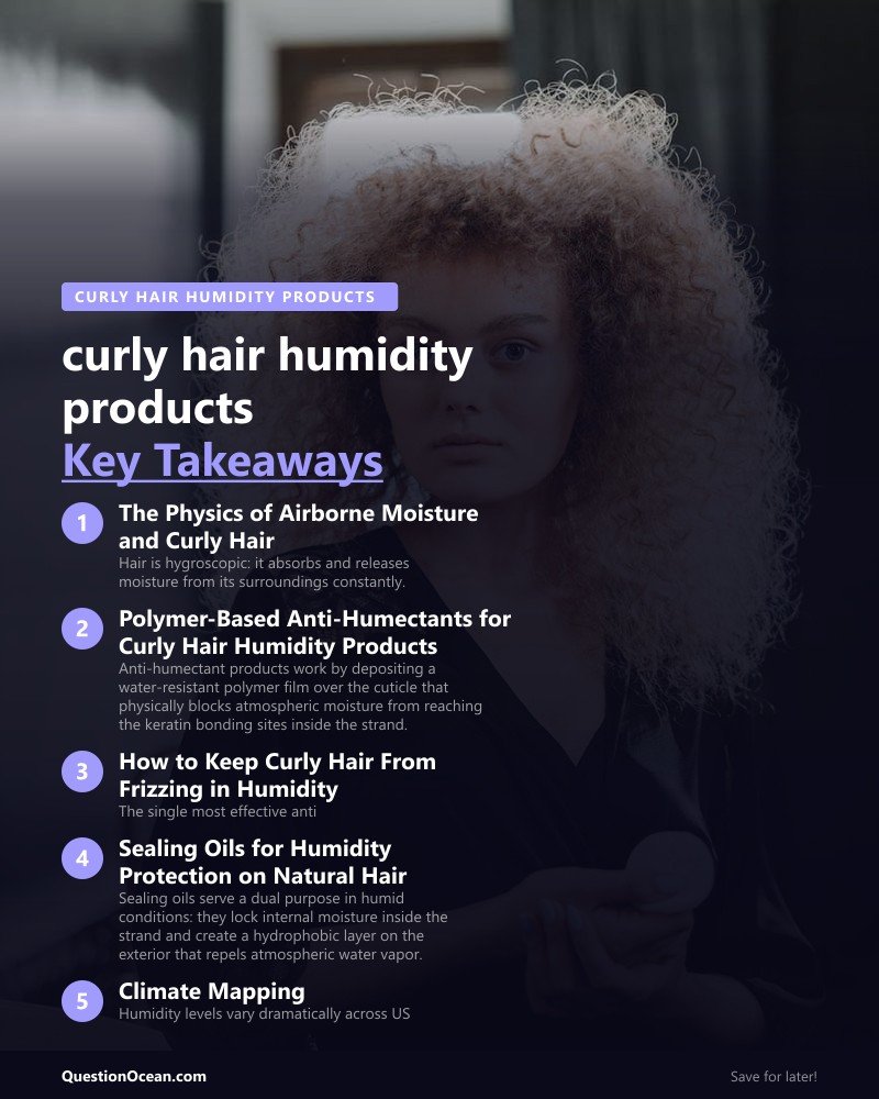Key takeaways about curly hair humidity products