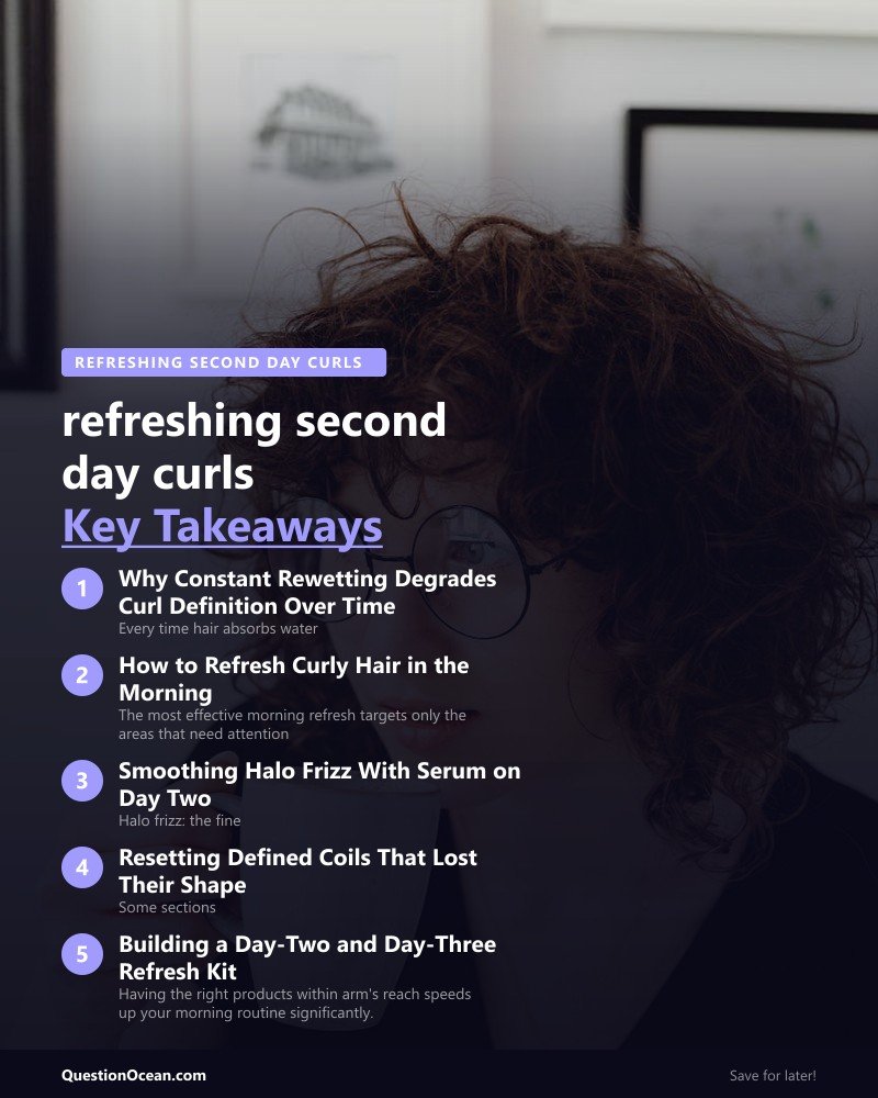 Key takeaways about refreshing second day curls