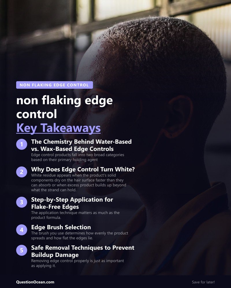 Key takeaways about non flaking edge control