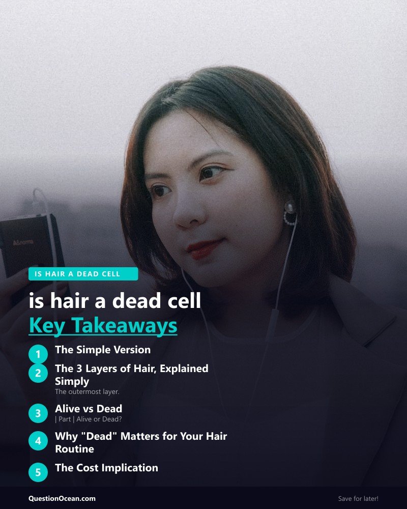 Key takeaways about is hair a dead cell