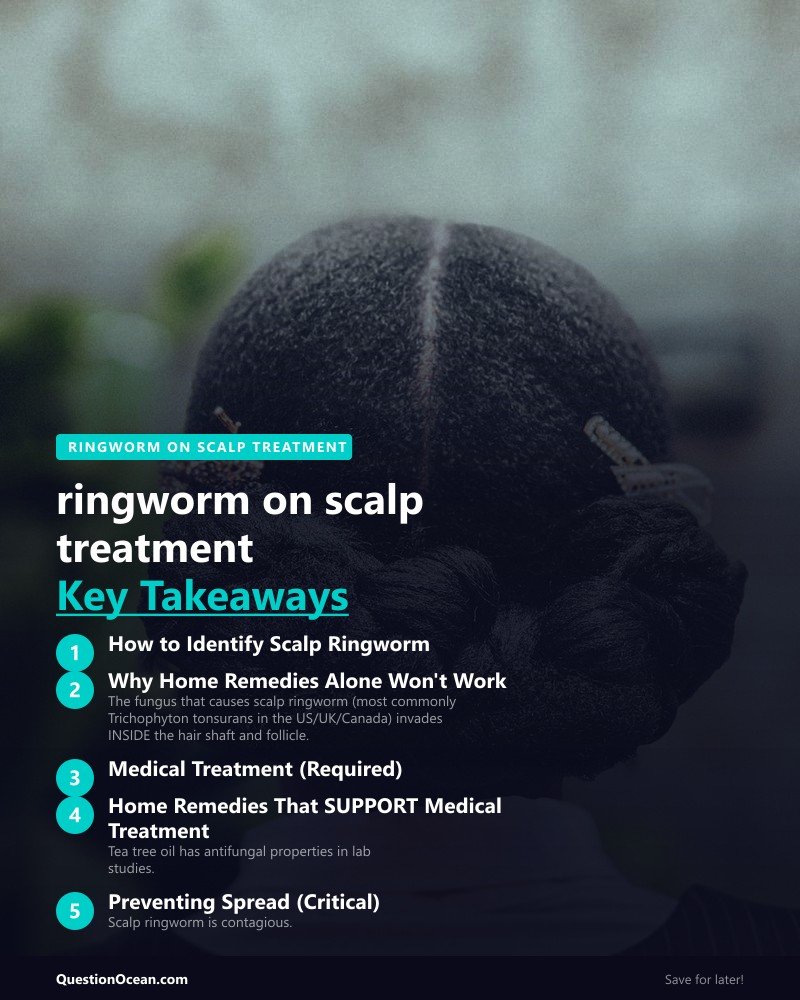 Key takeaways about ringworm on scalp treatment