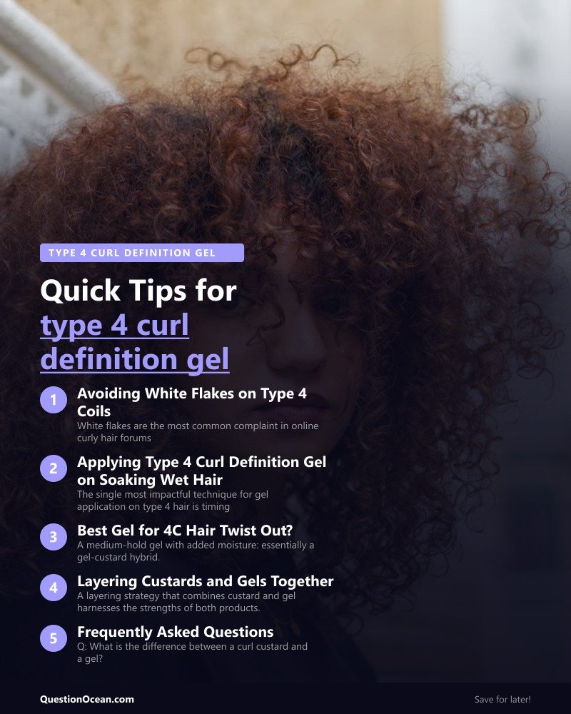 Key takeaways about type 4 curl definition gel