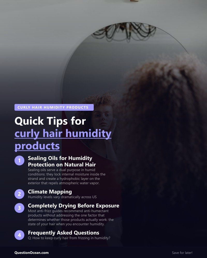 Key takeaways about curly hair humidity products