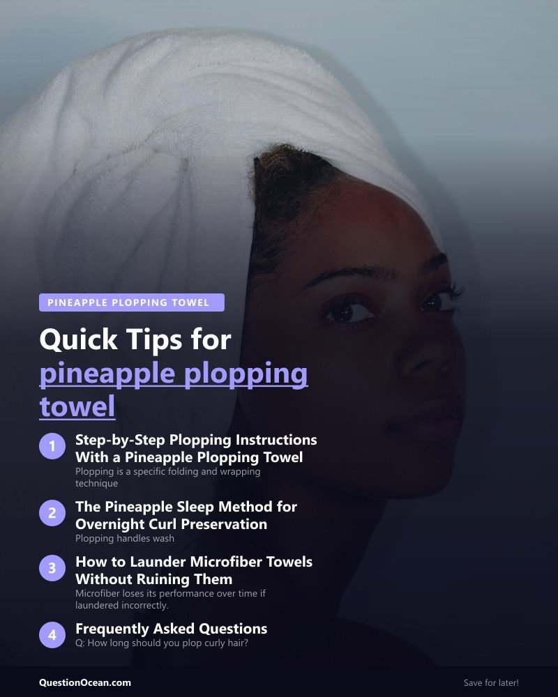 Key takeaways about pineapple plopping towel