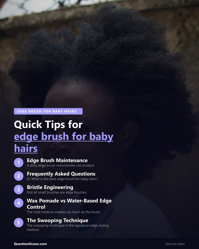 Key takeaways about edge brush for baby hairs