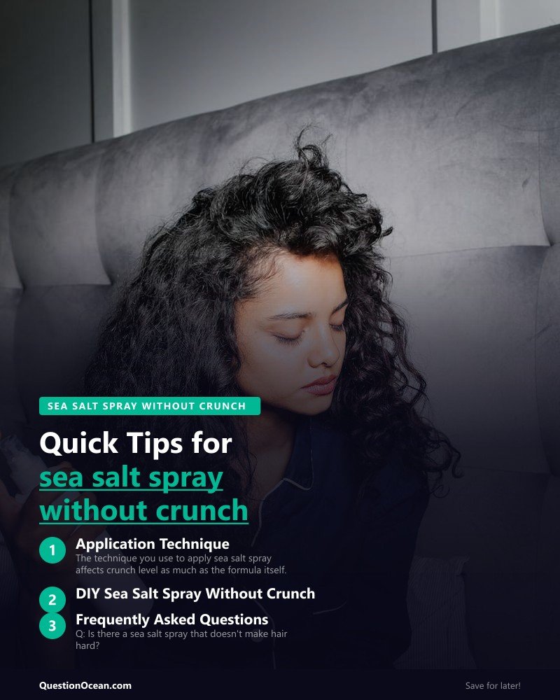 Key takeaways about sea salt spray without crunch