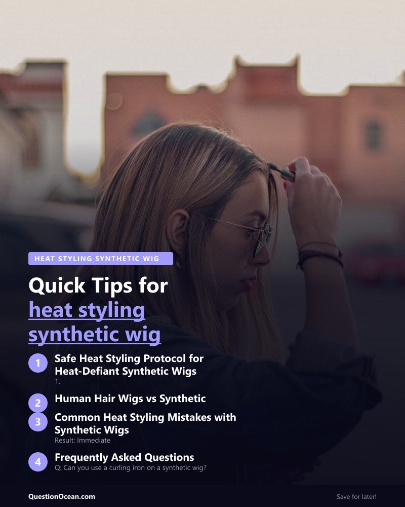 Key takeaways about heat styling synthetic wig