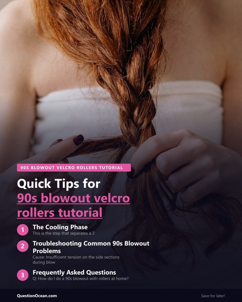Key takeaways about 90s blowout velcro rollers tutorial