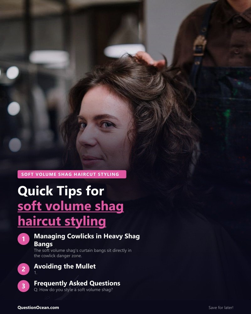 Key takeaways about soft volume shag haircut styling