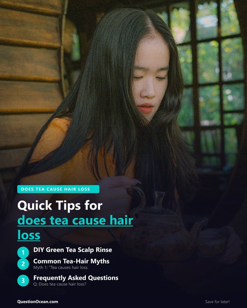 Key takeaways about does tea cause hair loss