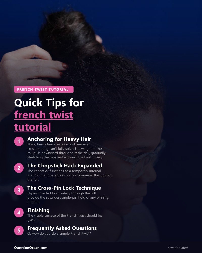 Key takeaways about french twist tutorial
