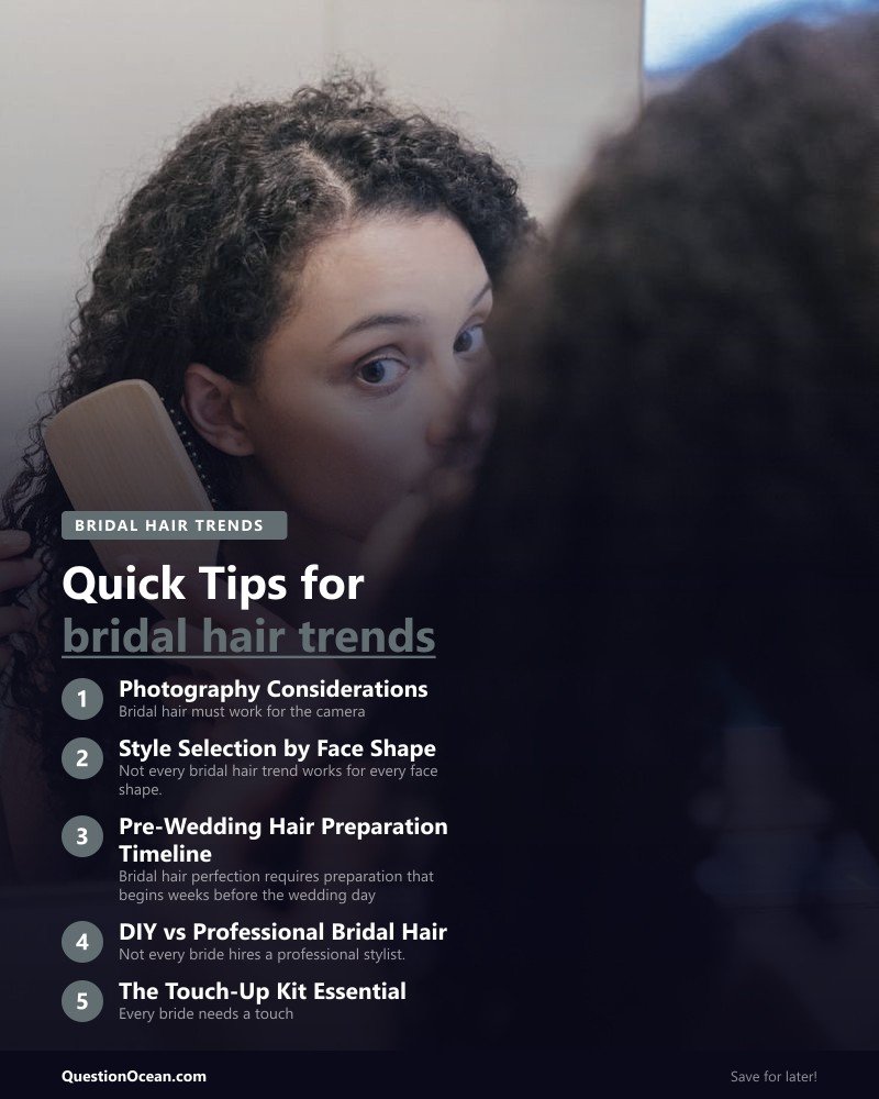 Key takeaways about bridal hair trends 2026