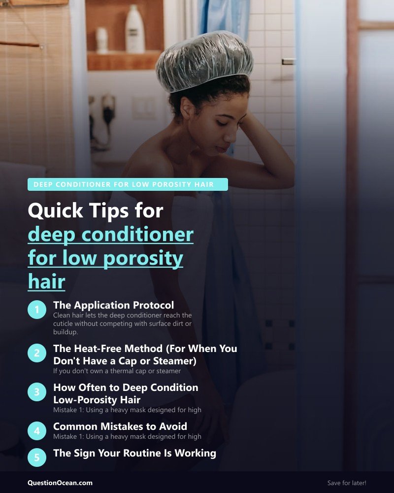 Key takeaways about deep conditioner for low porosity hair
