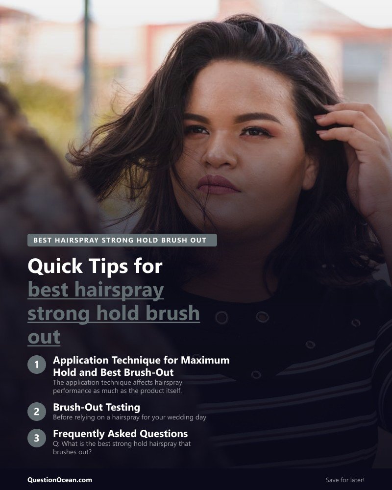 Key takeaways about best hairspray strong hold brush out