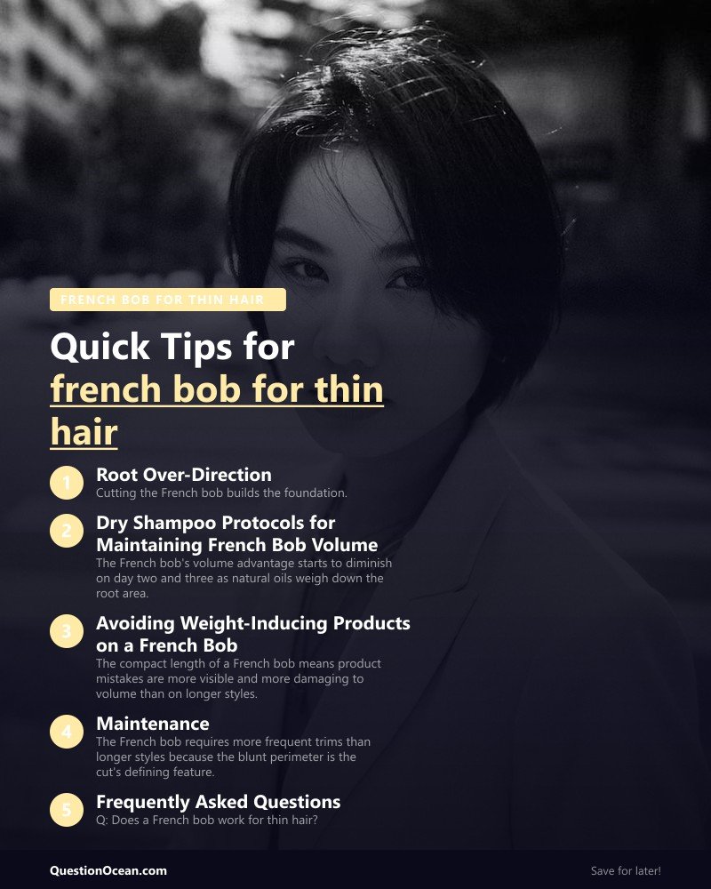Key takeaways about french bob for thin hair