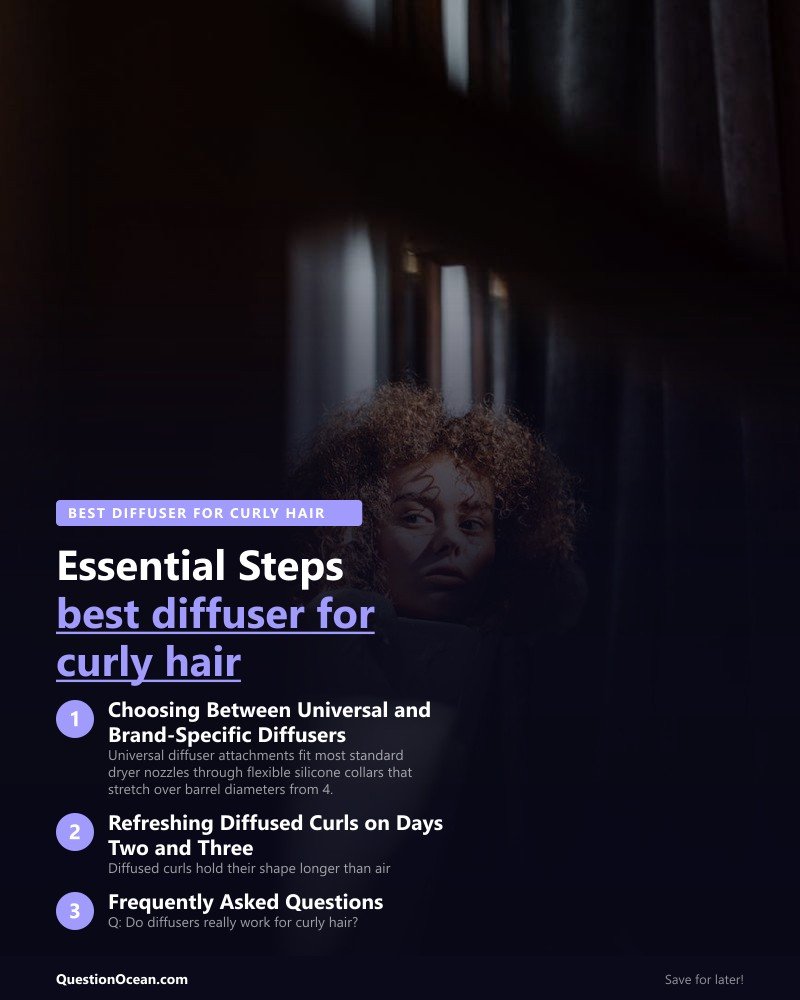 Key takeaways about best diffuser for curly hair