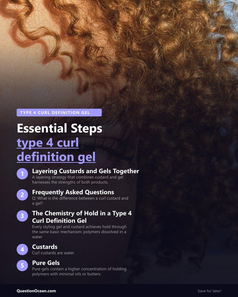 Key takeaways about type 4 curl definition gel